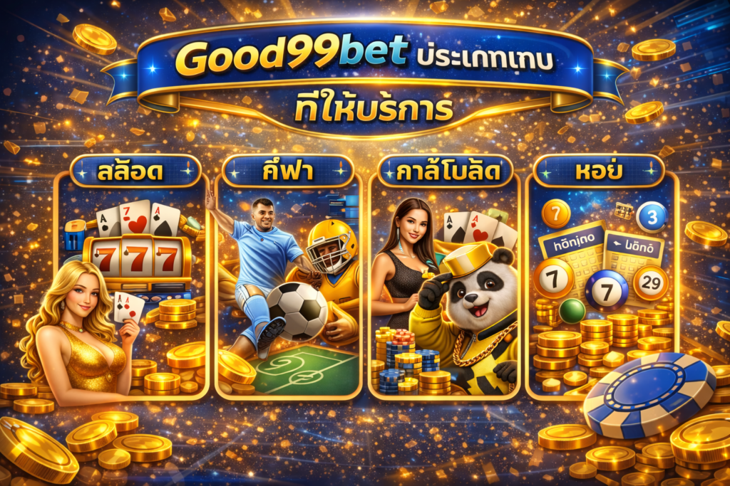 Good99bet เว็บตรง ฝากถอนออโต้ 24 ชั่วโมง ระบบเสถียร เล่นง่าย 55